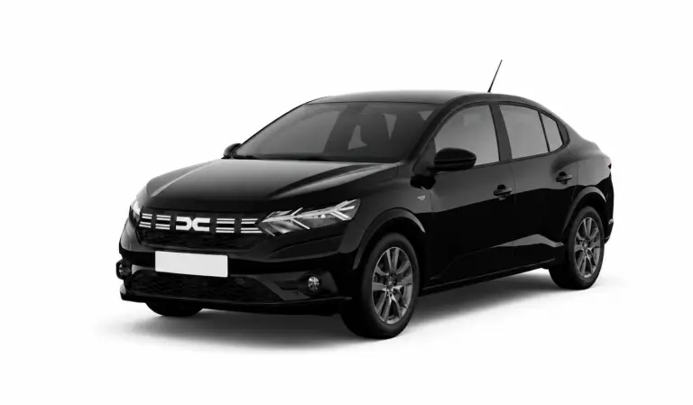 Location de voiture Dacia Logan noire - Initiale Auto Rent